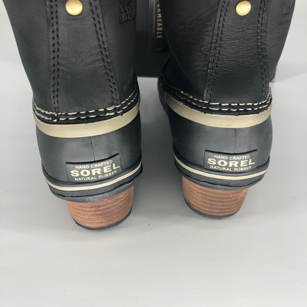 SOREL NWT SLIMPACK LACE II BOOTS BLACK KETTLE - Picture 7 of 10
